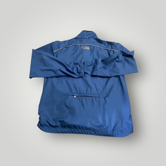 Sugoi Cycling Jacket Mens Medium Blue Convertible Vest Reflective Windbreaker - Picture 3 of 12